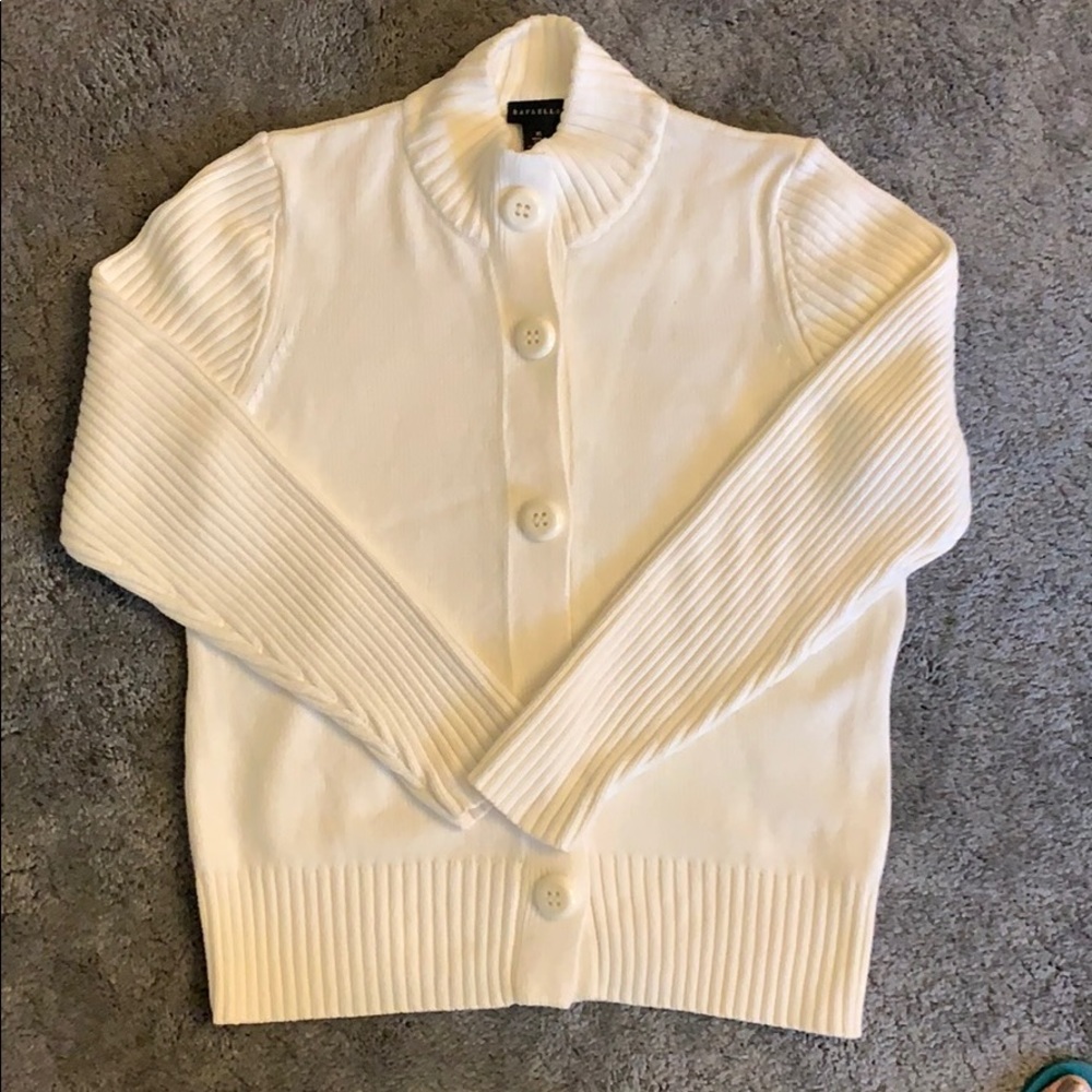 NWOT. Thick cream cardigan.